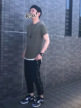 「ベレー帽推奨委員会」｜「アイテム（腕時計）」を使った、k!o!👶👶さん（メンズ・171cm）の夏コーディネート