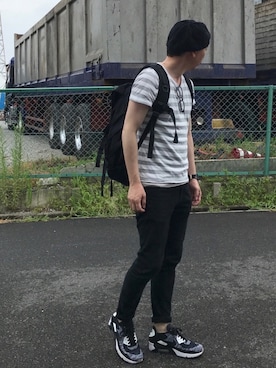 「ベレー帽推奨委員会」｜「アイテム（腕時計）」を使った、k!o!👶👶さん（メンズ・171cm）の夏コーディネート