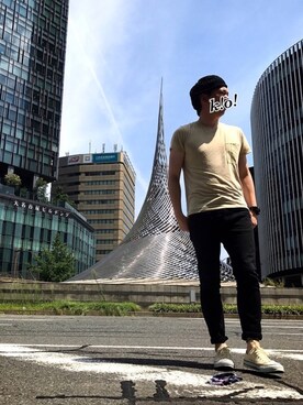 「ベレー帽推奨委員会」｜「アイテム（腕時計）」を使った、k!o!👶👶さん（メンズ・171cm）の秋コーディネート