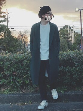 「MURUA（ムルーア）のアイテム（ジャケット/アウター）」を使った、k!o!👶👶さん（メンズ・171cm）の冬コーディネート
