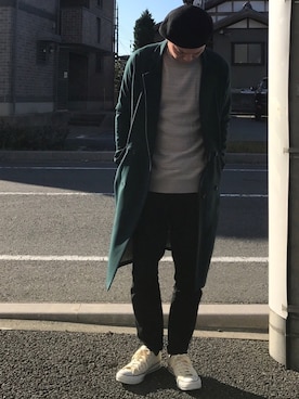 「MURUA（ムルーア）のアイテム（ジャケット/アウター）」を使った、k!o!👶👶さん（メンズ・171cm）の冬コーディネート