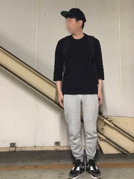 「hALON（アーロン）のアイテム（帽子）」を使った、k!o!👶👶さん（メンズ・171cm）の夏コーディネート