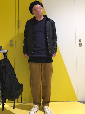 「Doシンプル部」｜「アイテム（ジャケット/アウター）」を使った、k!o!👶👶さん（メンズ・171cm）の冬コーディネート