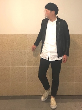 「H&M（エイチ・アンド・エム）のアイテム（その他パンツ）」を使った、k!o!👶👶さん（メンズ・171cm）の春コーディネート