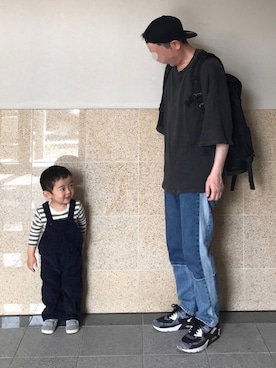 「Doシンプル部」｜「アイテム（キャップ）」を使った、k!o!👶👶さん（メンズ・171cm）の春コーディネート