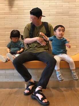 「Doシンプル部」｜「アイテム（帽子）」を使った、k!o!👶👶さん（メンズ・171cm）の夏コーディネート