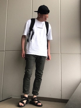 「Doシンプル部」｜「アイテム（帽子）」を使った、k!o!👶👶さん（メンズ・171cm）の夏コーディネート