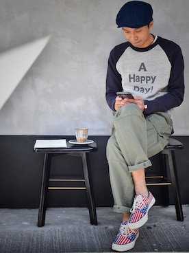 「SUNNY SPORTS」｜83saneZさん（メンズ・173cm）の冬コーディネート