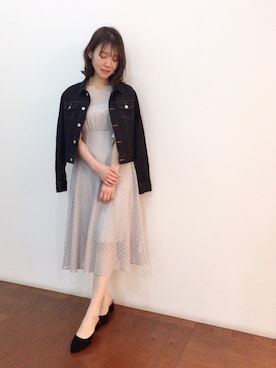 「Supreme.La.La.（シュープリームララ）のアイテム（その他アウター）」を使った、Kana Takeyachiさん（レディース・159cm）の冬コーディネート