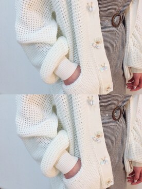 「Supreme.La.La.（シュープリームララ）のアイテム（トップス）」を使った、Kana Takeyachiさん（レディース・159cm）の春コーディネート