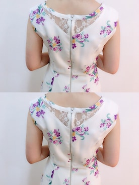 「Supreme.La.La.（シュープリームララ）のアイテム（ワンピース/ドレス）」を使った、Kana Takeyachiさん（レディース・159cm）の夏コーディネート