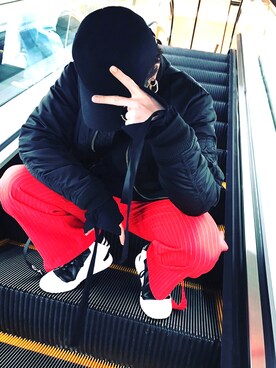 「alexanderwang（アレキサンダーワン）のアイテム（アクセサリー）」を使った、Kouta Kanaiさん（メンズ・175cm）の冬コーディネート