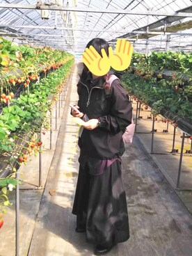 「WOmB（ウーム）のアイテム（パンツ）」を使った、MARIA♣︎♣︎さん（レディース・165cm）の夏コーディネート