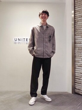 根本 健太郎さん（メンズ・178cm）の春コーディネート