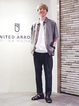 根本 健太郎さん(メンズ・178cm)の夏コーディネート