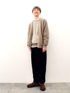 根本 健太郎さん（メンズ・178cm）の秋コーディネート