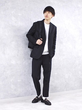 「RECOMMEND  ITEM STYLING」｜根本 健太郎さん（メンズ・178cm）の冬コーディネート