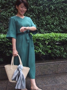 「BPQC（ビーピーキューシー）のアイテム」を使った、mikさん（レディース・161cm）の春コーディネート