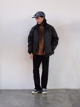 「the soloist（ソロイスト）のアイテム」を使った、caifenglaoさん（メンズ・165cm）の冬コーディネート