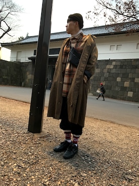 「アイテム（ワンピース/ドレス）」を使った、だいそんさん（メンズ・175cm）の冬コーディネート