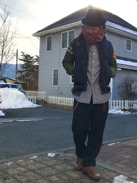 Ryopeさん（メンズ・178cm）の冬コーディネート