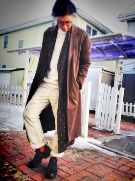 「Steven Alan（スティーブンアラン）のアイテム（ダウンジャケット/コート）」を使った、Ryopeさん（メンズ・178cm）の冬コーディネート