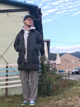 「vintage style」｜「アイテム（その他アウター）」を使った、Ryopeさん（メンズ・178cm）の冬コーディネート