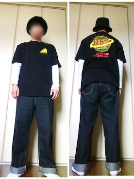 「COOKMAN（クックマン）のアイテム（トップス）」を使った、ものず。さん（メンズ・166cm）の春コーディネート