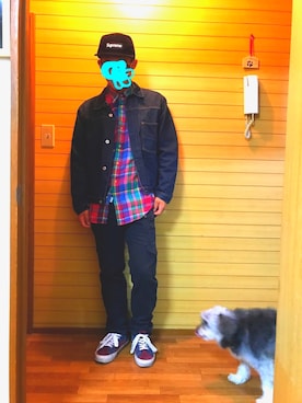 「#supreme」｜しょさん（メンズ・165cm）の夏コーディネート