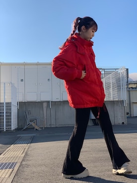 「Little sunny bite（リトルサニーバイト）のアイテム（ジャケット/アウター）」を使った、moneさん（レディース・160cm）の秋コーディネート