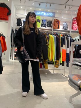 「LANDWARDS（ランドワーズ）のアイテム」を使った、moneさん（レディース・160cm）の冬コーディネート