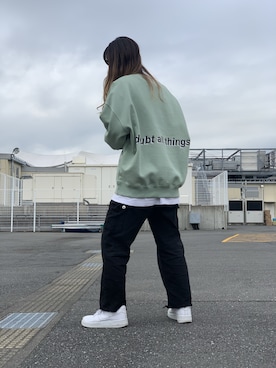 「L.H.P Private Brand（エルエイチピープライベートブランド）のアイテム」を使った、moneさん（レディース・160cm）の冬コーディネート