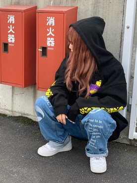 「LHP」｜moneさん（レディース・160cm）の冬コーディネート