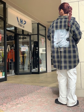 「L.H.P Private Brand（エルエイチピープライベートブランド）のアイテム」を使った、moneさん（レディース・160cm）の冬コーディネート