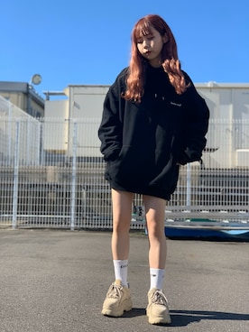 「lownn（ローン）のアイテム」を使った、moneさん（レディース・160cm）の冬コーディネート