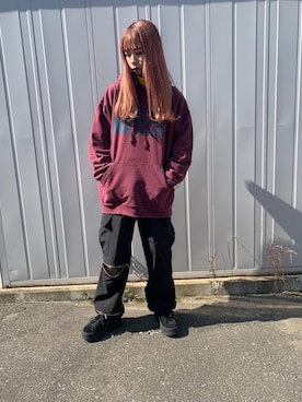 「NUMBERS EDITION(ナンバーズエディション)のアイテム」を使った、moneさん(レディース・160cm)の冬コーディネート