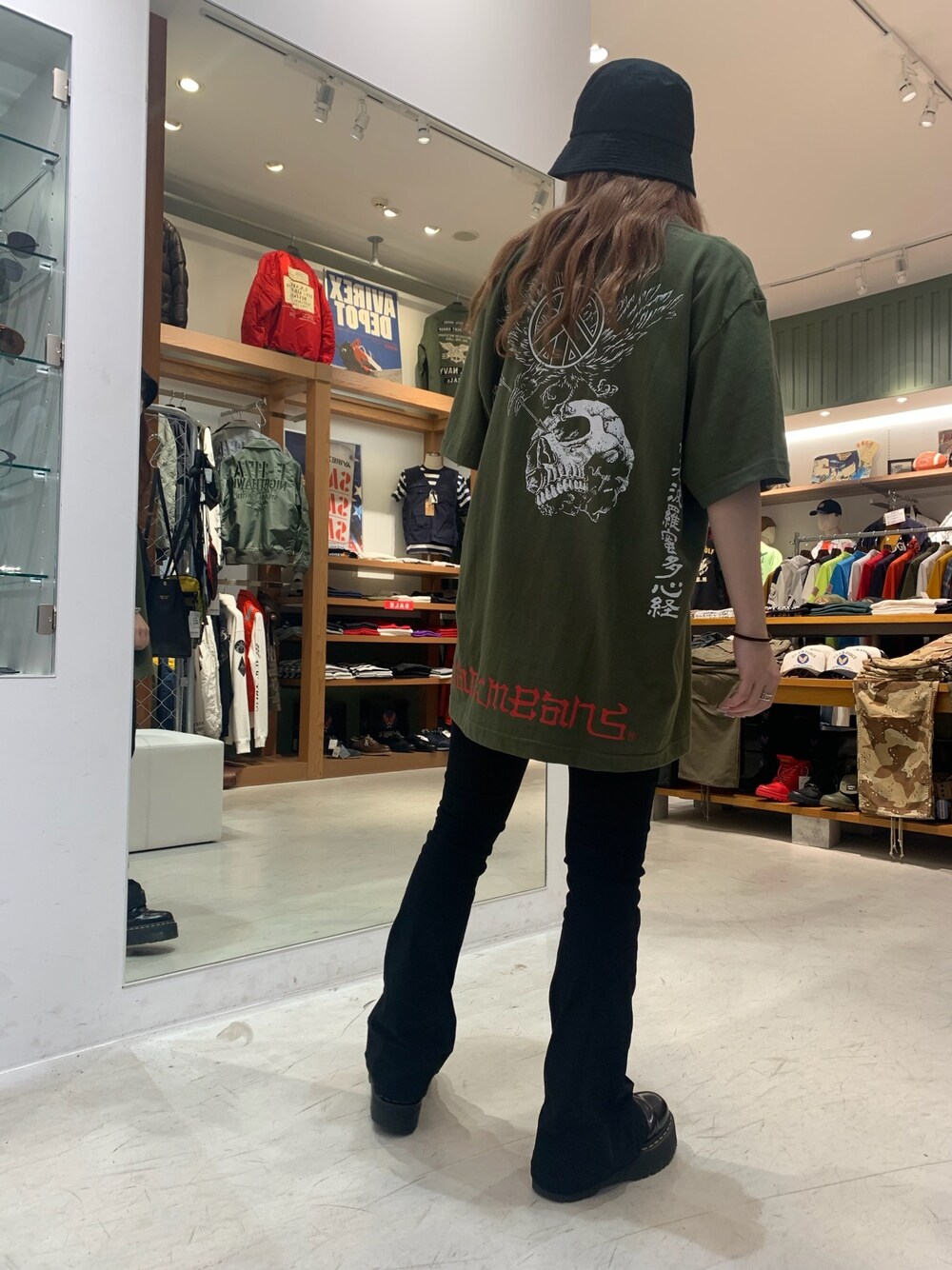 「シンプル、休日スタイル、今日のコーデ、ootd、blackmeans、Tシャツ、LHP」｜「blackmeansのアイテム（Tシャツ/カットソー、その他）」を使った、moneさん（レディース・160cm）の夏コーディネートの1枚目の写真