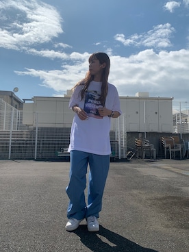 「ADD SEOUL（エーディーディーソウル）のアイテム」を使った、moneさん（レディース・160cm）の夏コーディネート