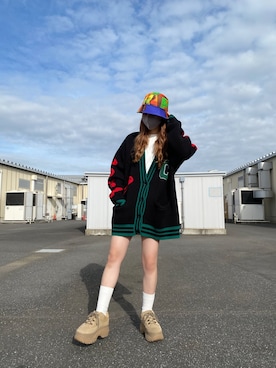 「Chica（チカ）のアイテム」を使った、moneさん（レディース・160cm）の秋コーディネート