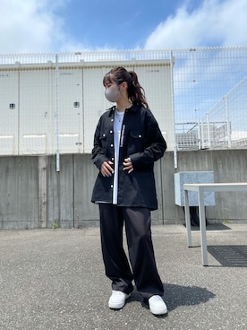 「Noon Goons（ヌーングーンズ）のアイテム」を使った、moneさん（レディース・160cm）の春コーディネート