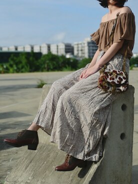 彭小雁さんのコーディネート