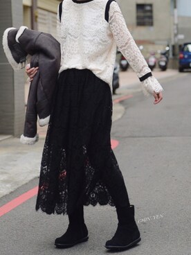 彭小雁さんのコーディネート