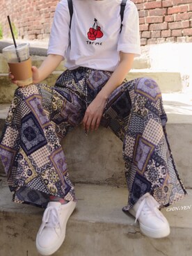 彭小雁さんのコーディネート