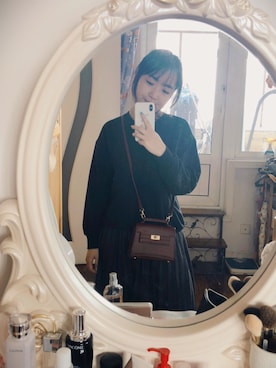 「iT（イット）のアイテム（トップス）」を使った、朱小0_0さん（レディース・161cm）の春コーディネート