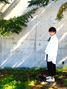 「Lui's（ルイス）のアイテム（財布/小物）」を使った、Tatsuyaさん（メンズ・179cm）の春コーディネート