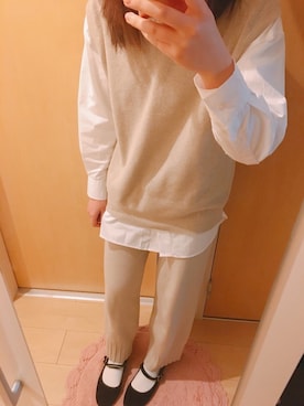 「カンフーシューズ」｜hana さん（レディース・158cm）の春コーディネート