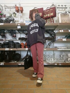 「TIMELESS&THREE（タイムレスアンドスリー）のアイテム」を使った、yuuukoさん（レディース・151cm）の春コーディネート