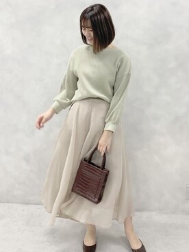 madomadoさん（レディース・161cm）の春コーディネート