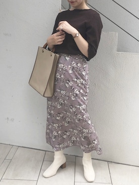 madomadoさん（レディース・161cm）の秋コーディネート