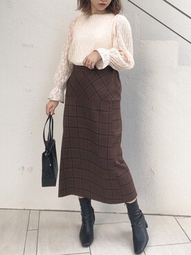 madomadoさん（レディース・161cm）の秋コーディネート